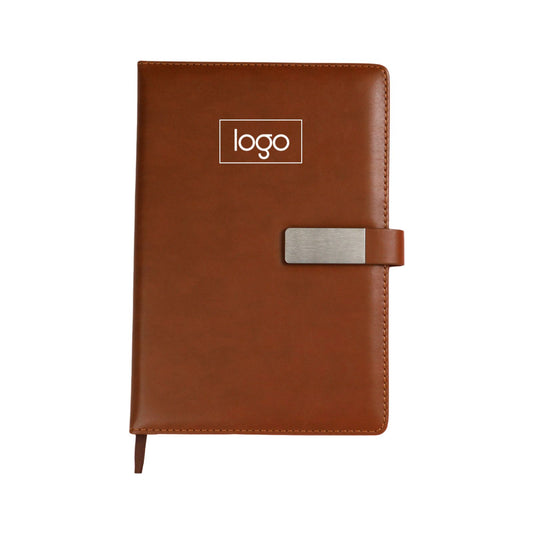 Personalized Premium Brown Faux Leather Diary