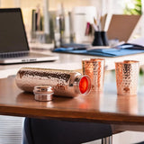 Copper Water Bottle with 2 Glasses – Traditional Drinkware Set