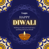 Festive Diwali Gift Box with Kaju Katli, Cookies & Snacks