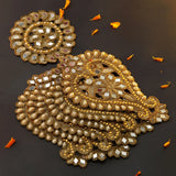 Handmade Embroidered Work Patch Rangoli Set of 7 – Embroidered Festive Floor Decor