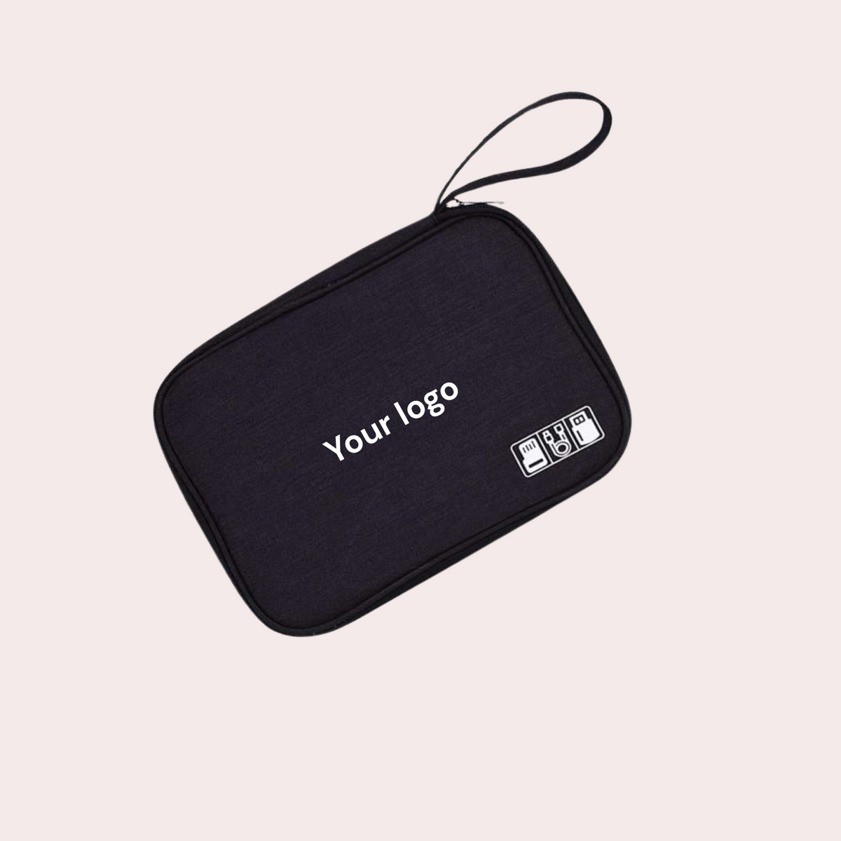Personalised Black Cable Organizer