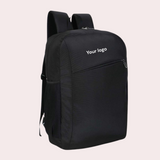 Personalised Black Polyester Padded Backpack 25L