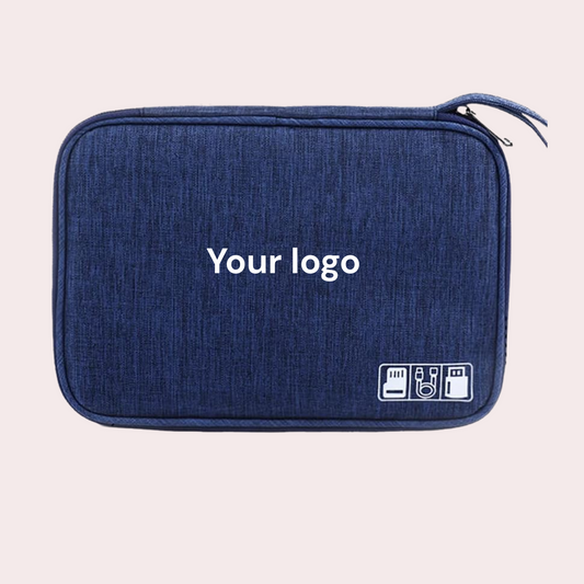 Personalised Blue Cable Organizer