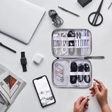 Personalised Black Cable Organizer