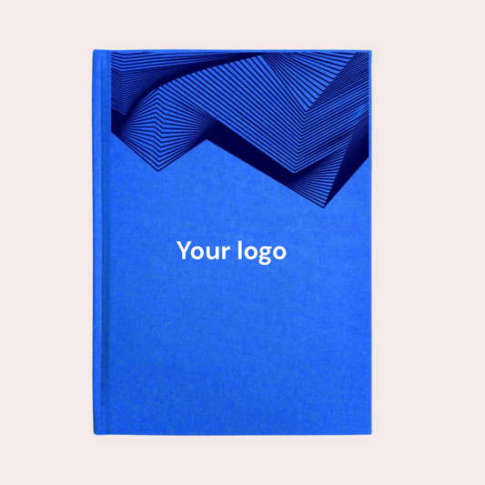Personalised Blue A5 Ruled Journal Notebook 224 Pages | 80 GSM