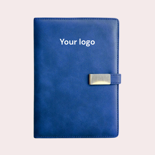 Personalised Blue Charm A5 Ruled Journal Notebook – 192 Pages | 80 GSM