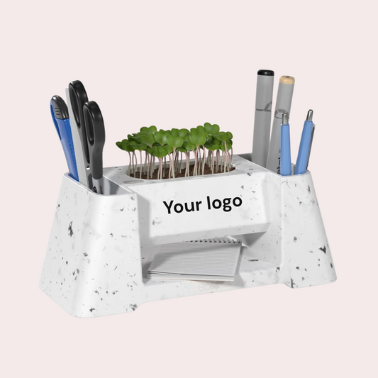 Personalised XECH Smart Desk Organizer & Self-Watering Plant Pot