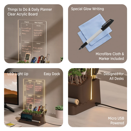 Personalised Xech Task Master Desk Planner