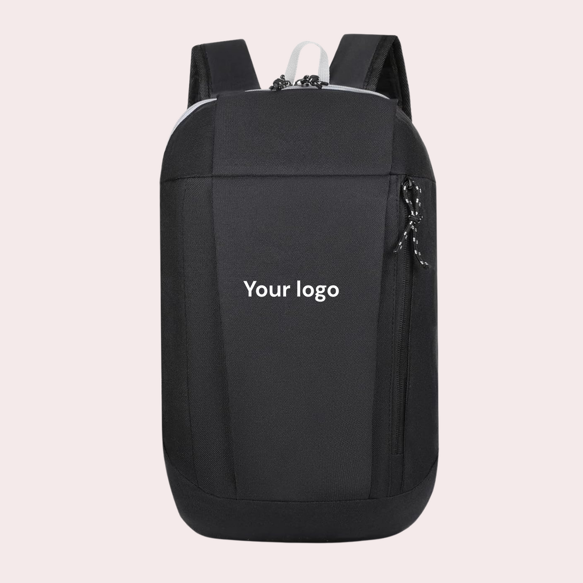 Customizable Black Travel Backpack – 20L