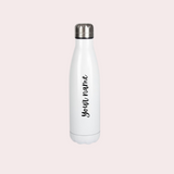 Personalised Vacuum Insulated Cola Bottle White