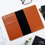 Premium Vegan Leather Wallet Gift Set – Tan (Wallet, Passport Cover, Sunglasses Case & Keychain)