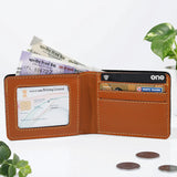 Premium Vegan Leather Wallet Gift Set – Tan (Wallet, Passport Cover, Sunglasses Case & Keychain)