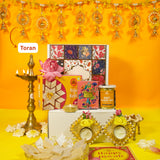 Shubh Hamper With Toran For Door Hanging