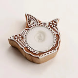 Festive Diwali Eco-friendly Diya Candle Holder With Tea Light Candle - Set Of 2